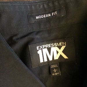 Express Men’s button down shirt in black